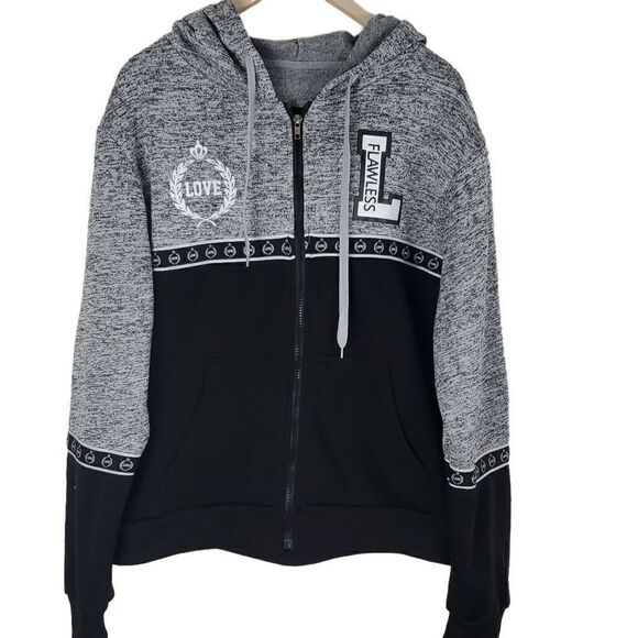 Dazl Hoodie Full Zip Jacket. Patches. Size 2xl - Picture 1 of 12